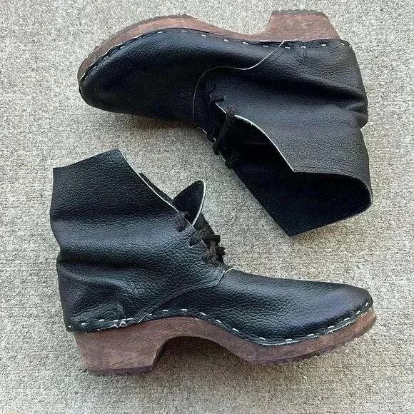 Cox of Yorkshire Leather & Sheepskin Boots Women’s Size 41 Made in Sweden - Picture 2 of 13